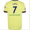 Maillot de Supporter Arsenal Bukayo Saka 7 Extérieur 2021-22 Pour Homme